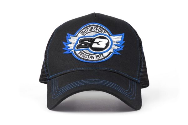 Cappellino s3 trucker blu