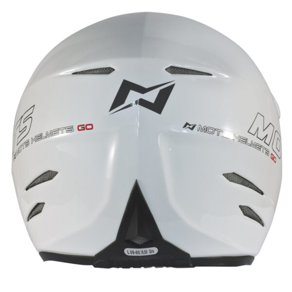 Casco mots go bianco