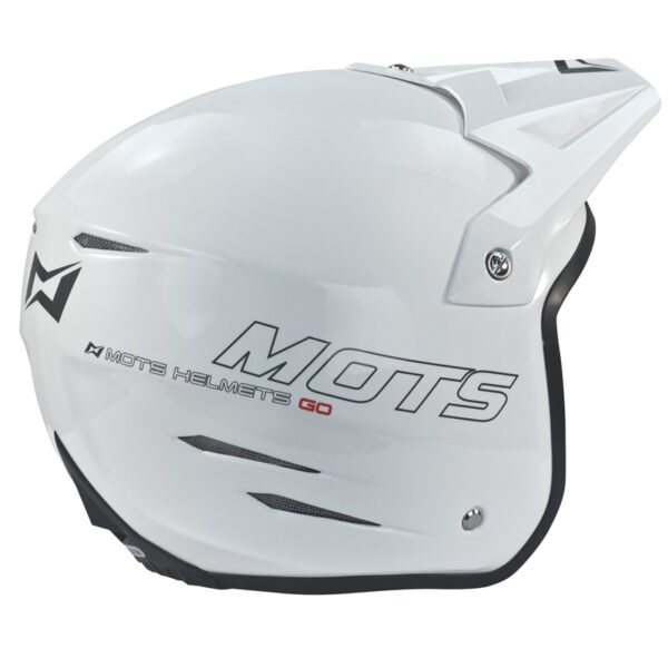 Casco mots go bianco