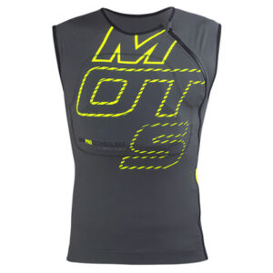 MOTS - Gilet con Protezione Schiena Giallo/Grigio