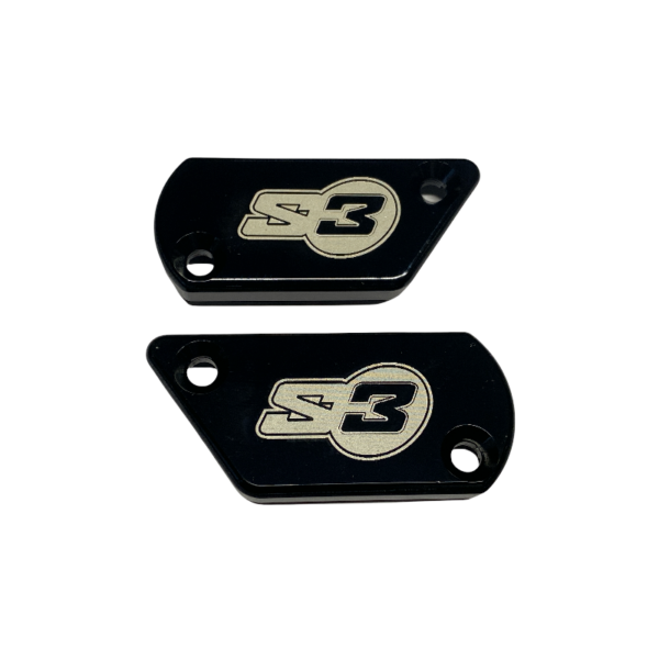 S3 - Kit Coperchi Pompa Freno e Frizione Beta/Grimeca Nero