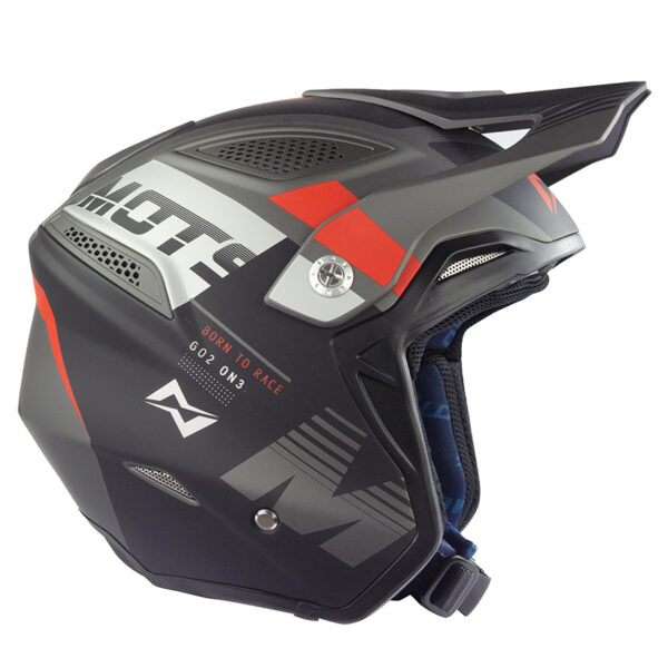 MOTS - Casco Trial GO2 ON3 Nero