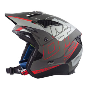 MOTS - Casco Jump UP03 Grigio/Rosso