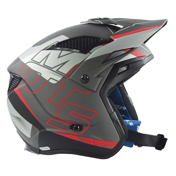 MOTS - Casco Jump UP03 Grigio/Rosso
