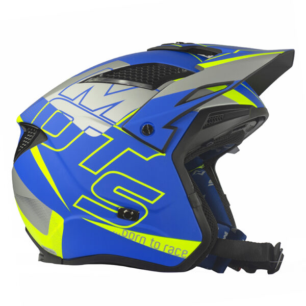 MOTS - Casco Jump UP03 Blu/Giallo