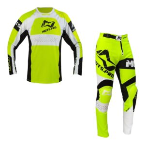 MOTS - Completo Maglia + Pantalone STEP7 Giallo Fluo