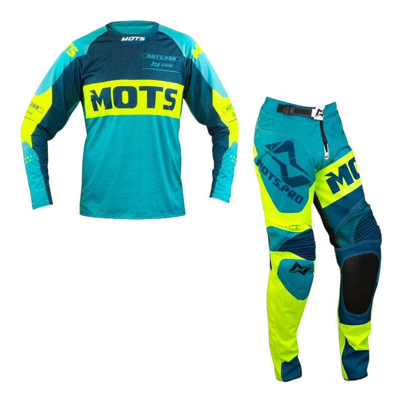 MOTS - Completo Maglia + Pantalone X-STEP Blu