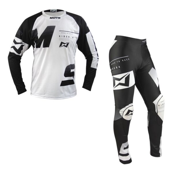 MOTS - Completo Maglia + Pantalone RIDER4 Nero