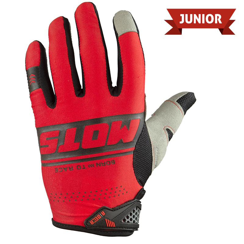 MOTS - Guanto RIDER6 Junior Rosso