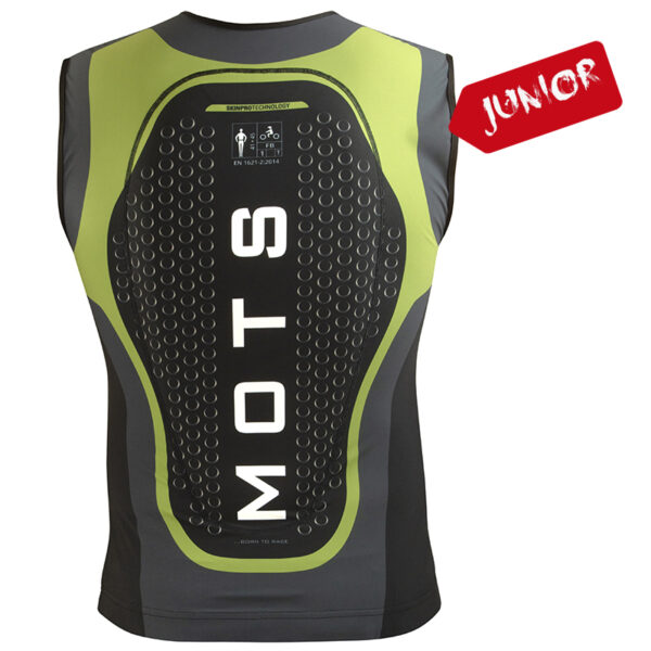 MOTS - Gilet con Protezione Schiena e Tasca Anteriore SKIN Junior