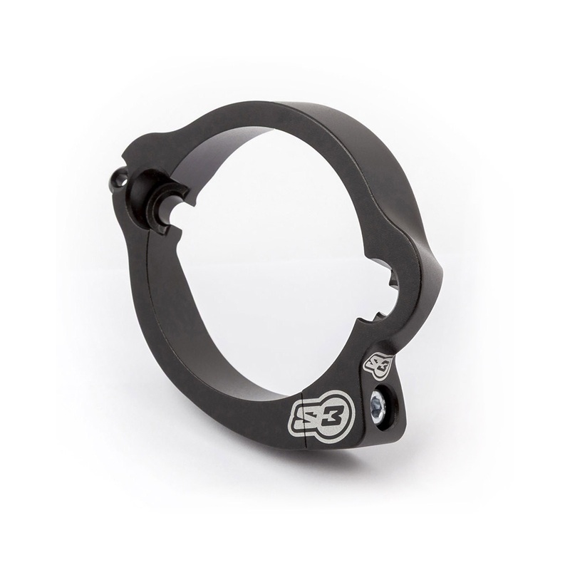 S3 - Protezione Flangia Scarico KTM/Husqvarna/GasGas TBI Nero